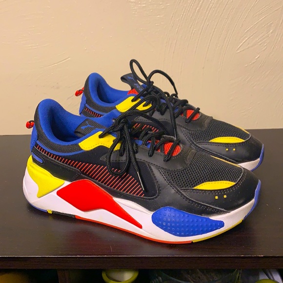 red blue yellow puma rsx